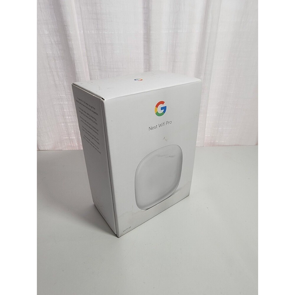 Google Nest Wifi Pro Tri Band 6E G6ZUC Mesh WiFi Router AXE5400 Snow C15